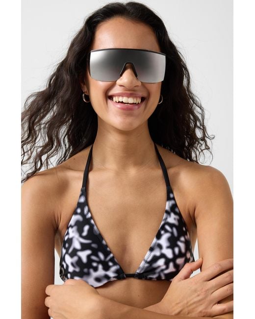 Bogner Fire + Ice White Gaby Triangle Bikini Top For