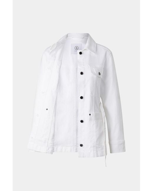Bogner White Pelin Denim Jacket