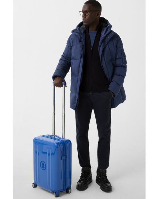 Bogner Blue Knit Jacket Oscar for men