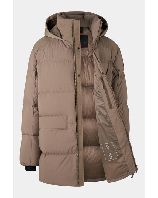 Bogner Fire + Ice Brown Yaron Down Short Coat for men