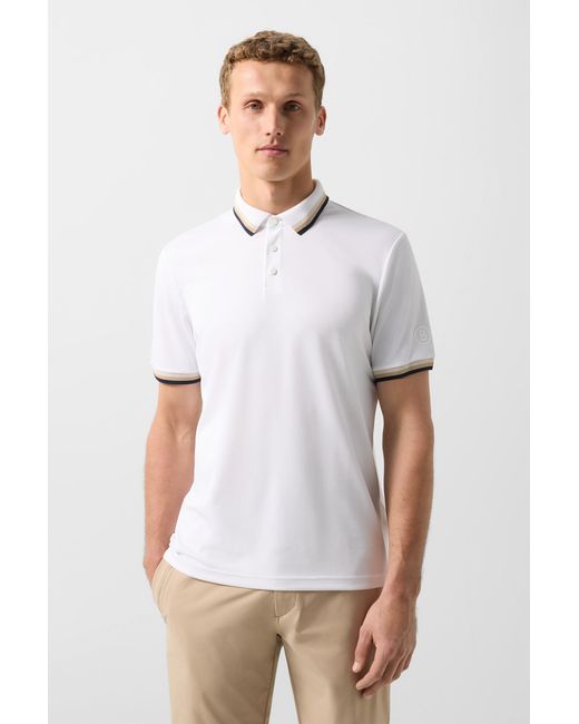 Bogner White Arik Functional Short-Sleeved Top For for men