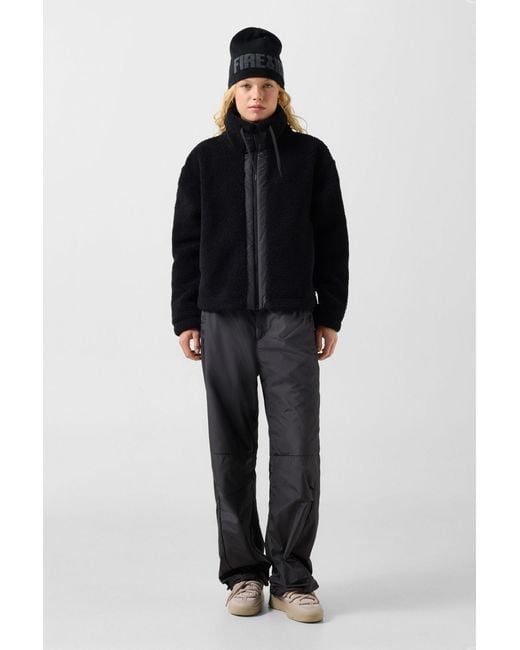 Bogner Fire + Ice Black Ninetta Mid-layer Teddy Jacket