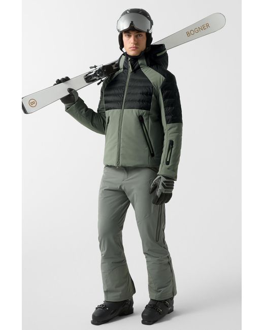 Bogner Green Henik Down Ski Jacket for men