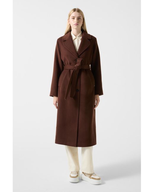Bogner Brown Viola Wool Coat