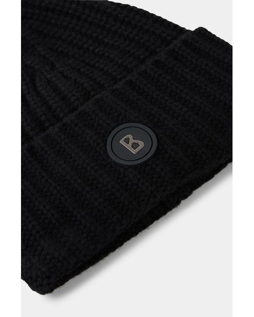 Bogner Black Kilian Knitted Cashmere Hat For for men