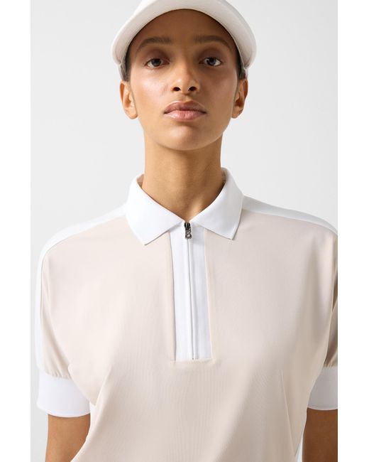 Bogner Natural Arabell Functional Short-Sleeved Top For