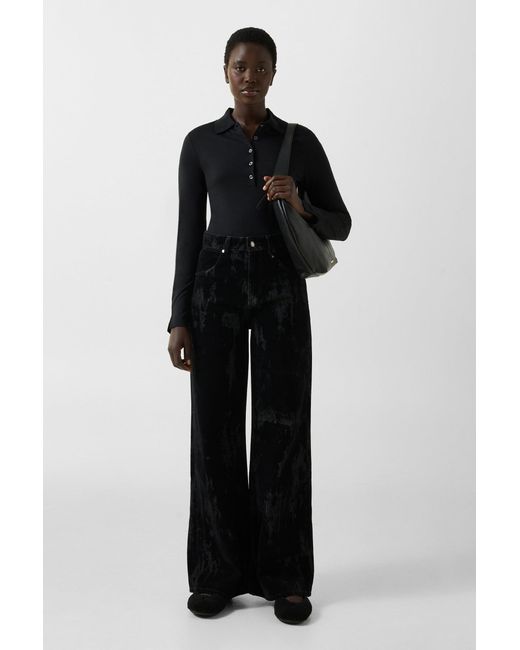 Bogner Black Whoopy Polo Long-Sleeved Top For
