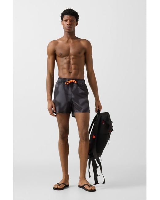 Bogner Fire + Ice Black Nelson Swim Trunks For for men