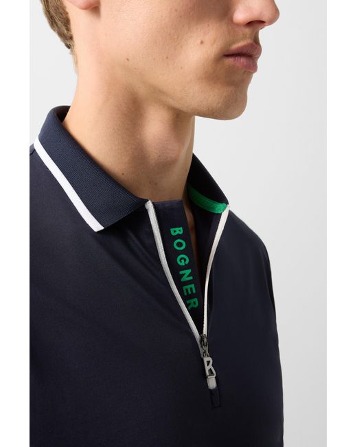 Bogner Blue Jonah Polo Long-sleeved Top for men