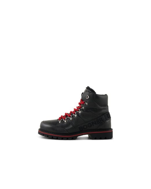 Bogner Mid Boots Helsinki Mit Spikes Für Herren in Black für Herren
