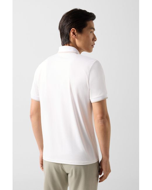 Bogner White Cody Functional Short-sleeved Top for men