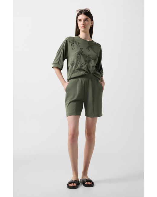 Bogner Green Romi Jersey Shorts For