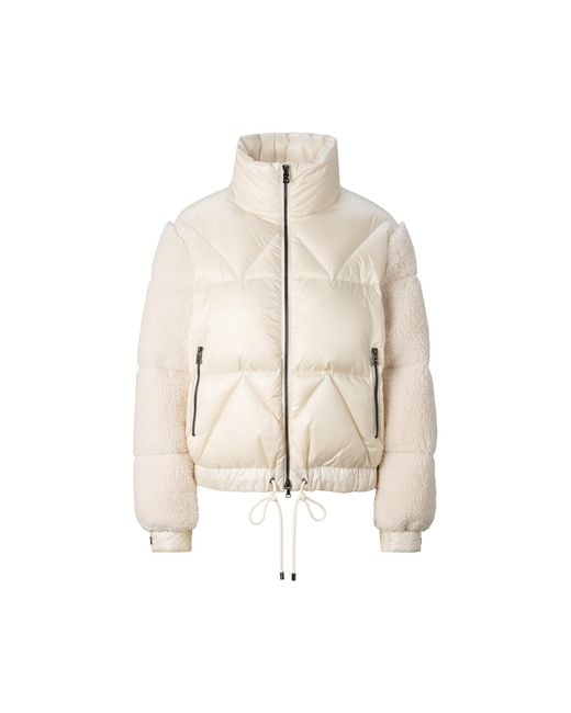 Bogner Natural Quiny Down Teddy Jacket