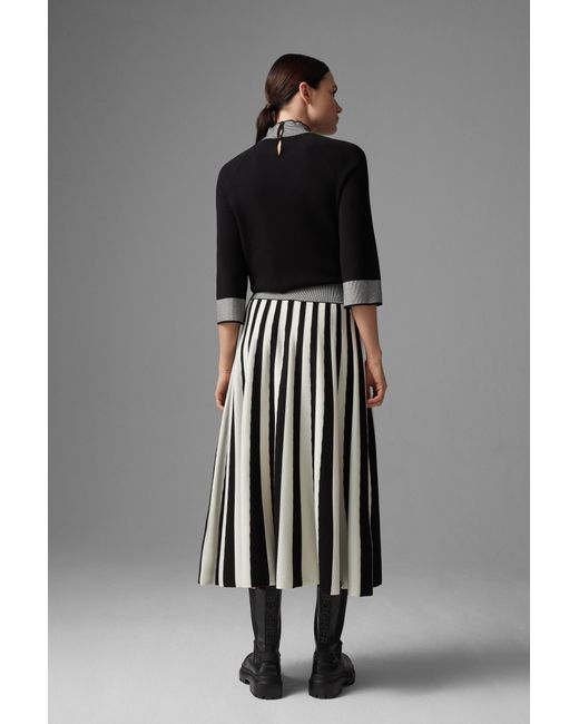 Bogner Black Melani Knitted Skirt