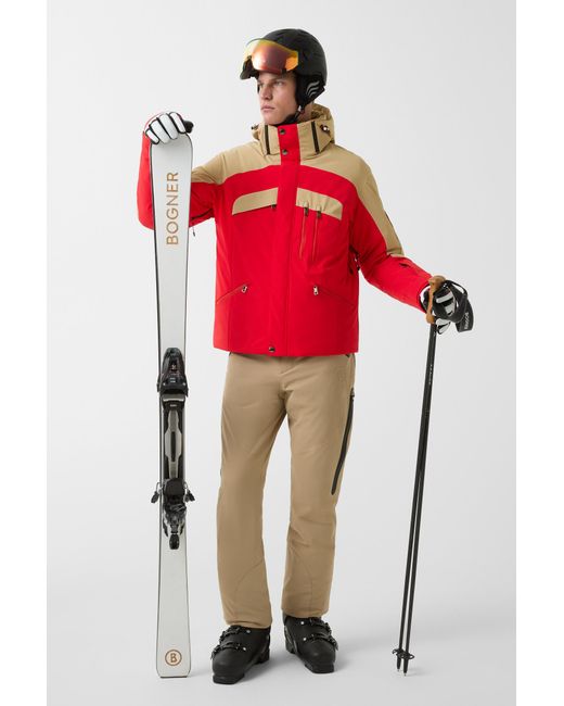 Bogner Red Danjo Down Ski Jacket for men