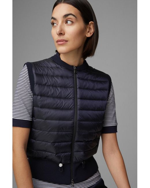 Bogner Gray Allisa Hybrid Knitted Vest