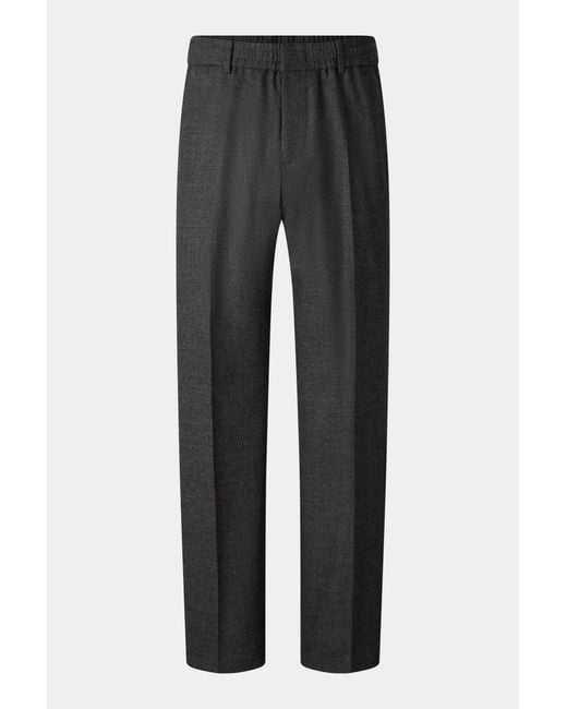 Bogner Gray Marcus Virgin Wool Blend Trousers For for men