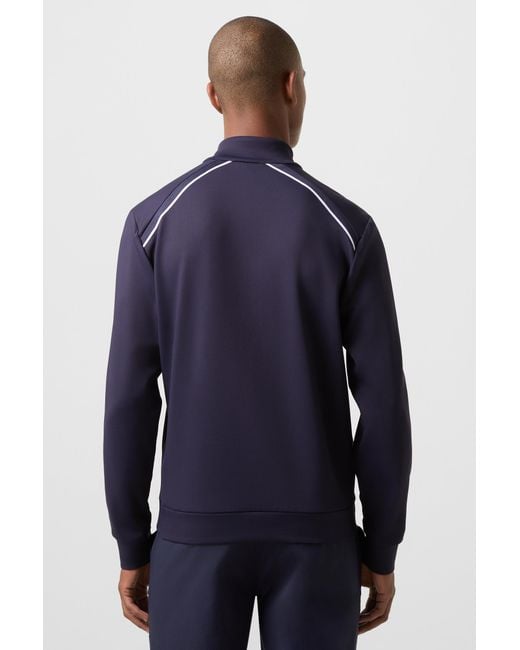 Bogner Blue Sweat Troyer Tomek for men