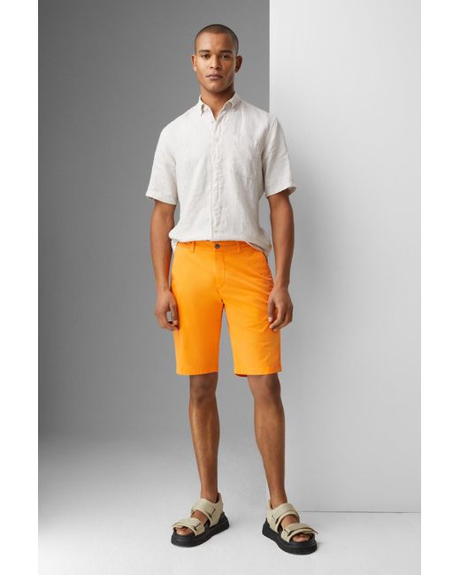 Bogner Orange Miami Shorts for men