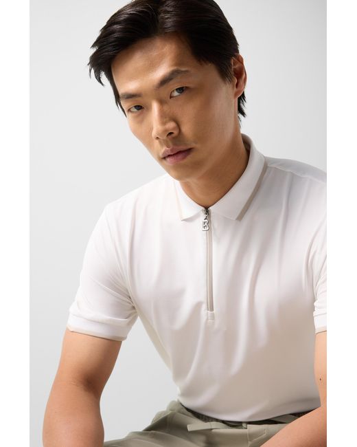 Bogner White Cody Functional Short-sleeved Top for men