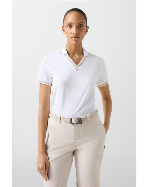 Bogner White Jula Functional Short-Sleeved Top For