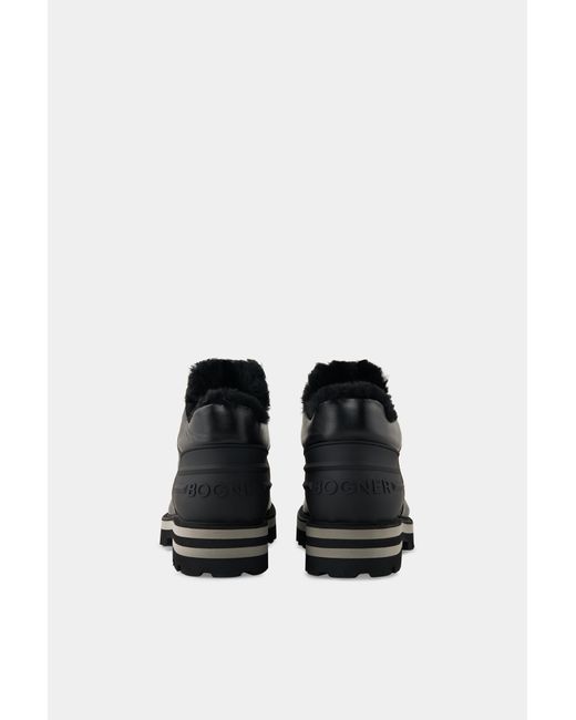 Bogner Black Low Boots Courchevel for men