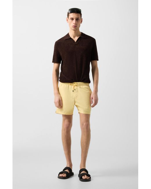 Bogner Yellow Paul Swim Shorts for men