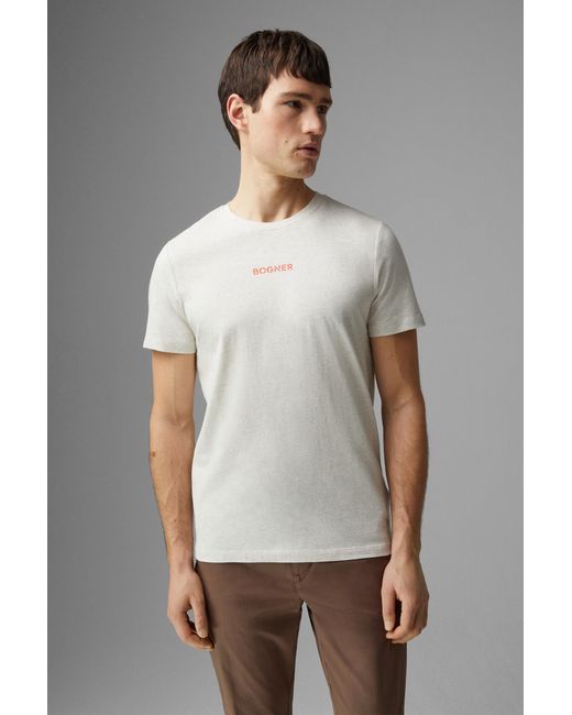 Bogner T-Shirt Roc in Natural für Herren