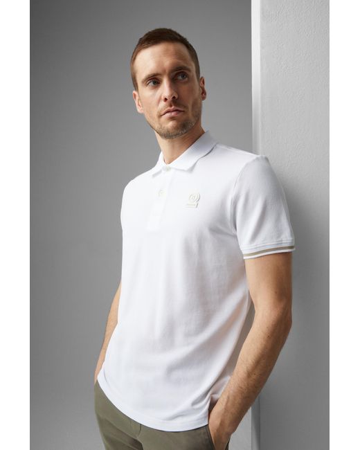 Bogner White Fion Polo Shirt for men
