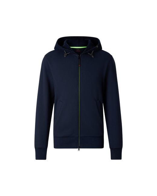 Bogner Fire + Ice Blue Kano Cotton Jersey Jacket for men