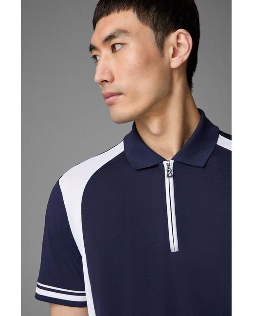 Bogner Blue Barney Functional Polo Shirt for men