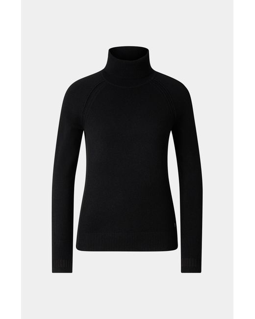 Bogner Black Vaiana Pure New Wool Cashmere Sweater