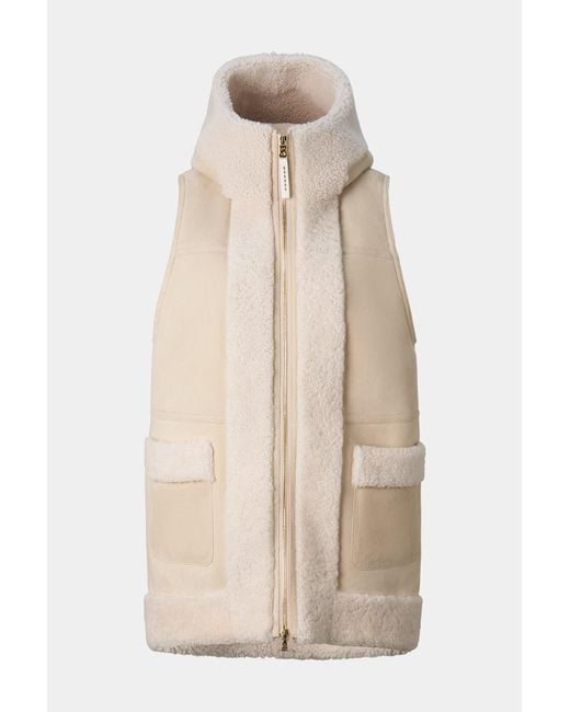 Bogner Natural Lona Lambskin Waistcoat