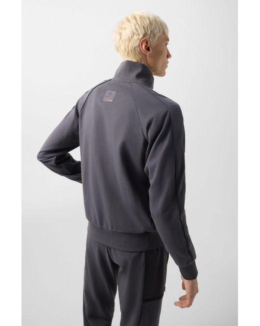 Bogner Fire + Ice Blue Diego Jersey Jacket for men