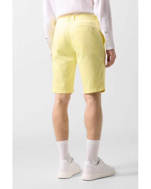 Bogner Yellow Miami Cotton Shorts For for men