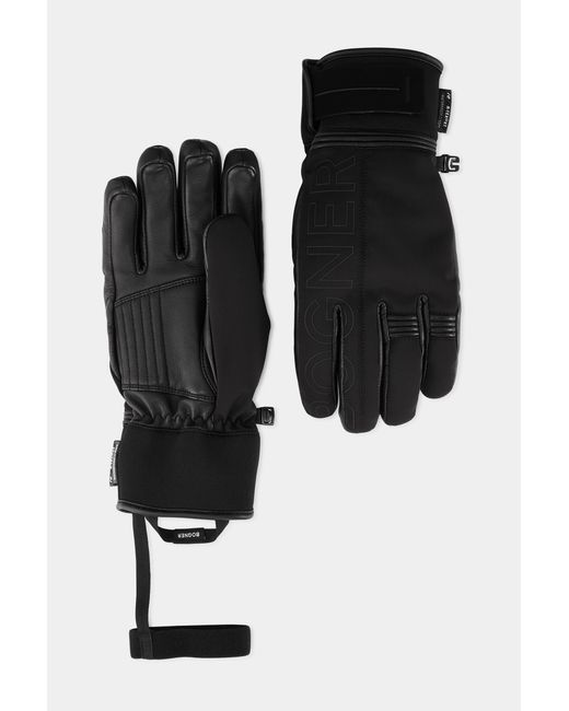 Bogner Black Gloves Ben for men