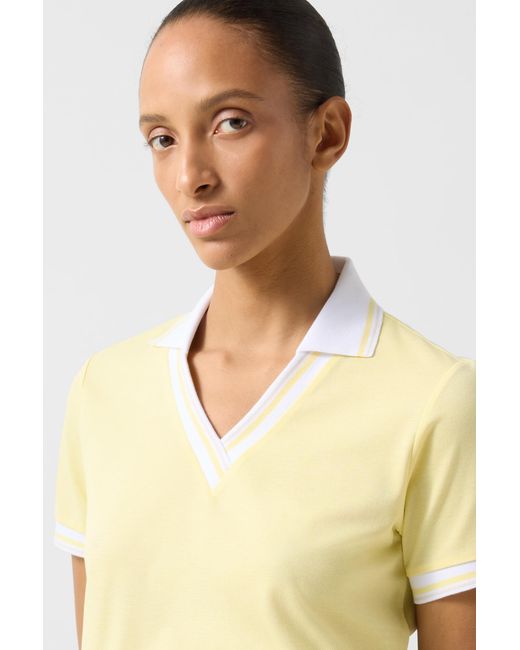 Bogner Yellow Jula Functional Short-sleeved Top