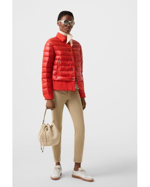 Bogner Red Audrey Lightweight Down Jacket