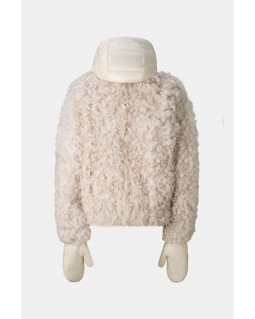 Bogner Natural Liz Lambskin Jacket