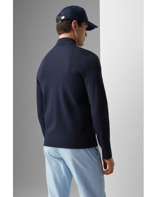 Bogner Blue Lennard Half-zip Pullover for men