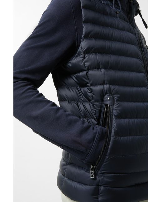Bogner Blue Lonne Lightweight Down Gilet for men