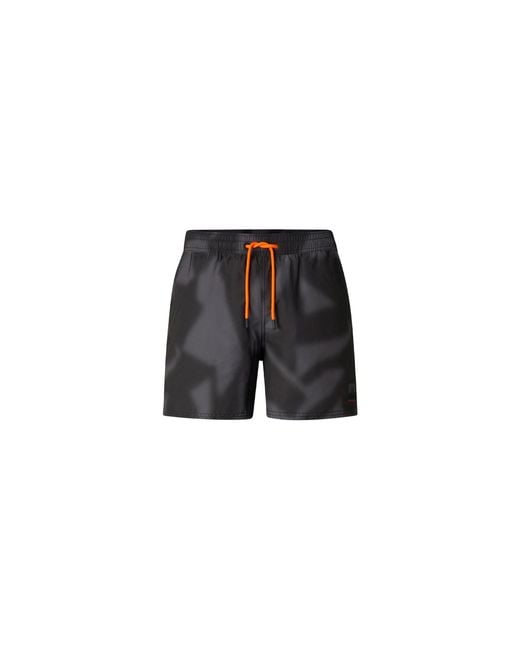 Bogner Fire + Ice Black Nelson Swim Trunks For for men