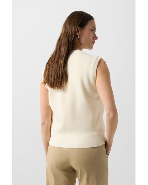 Bogner Natural Zira Down Knitted Vest