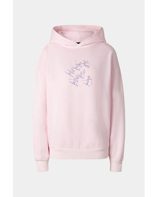 Bogner Fire + Ice Pink Sibel Cotton Hoodie