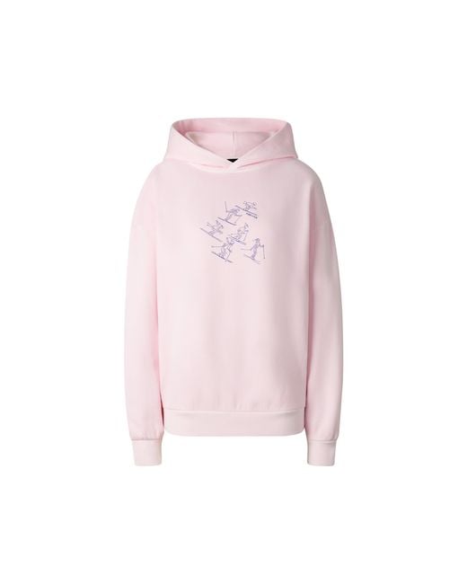 Bogner Fire + Ice Pink Sibel Cotton Hoodie