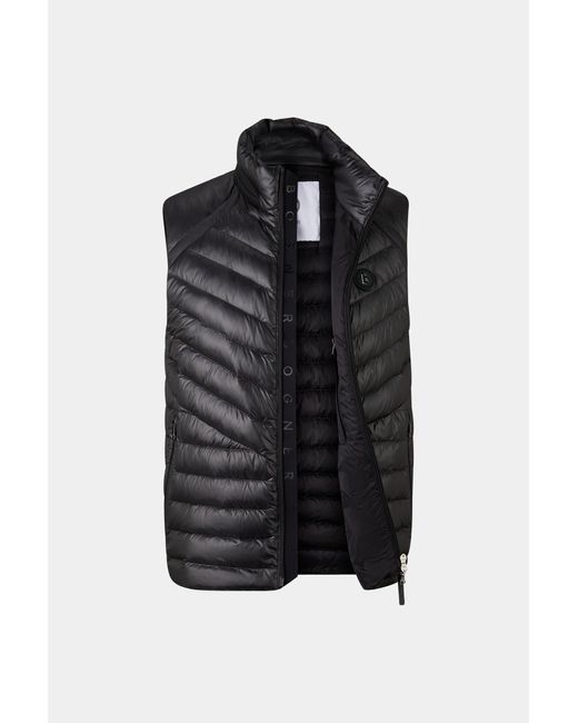 Bogner Black Lasse Quilted Waistcoat For for men