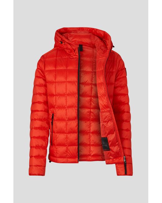 Bogner Fire + Ice Red Jakub Quilted Jacket for men
