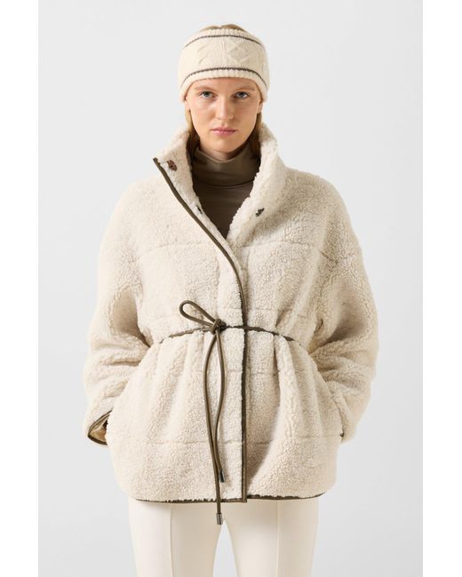 Bogner Natural Kimberly Teddy Jacket