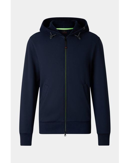 Bogner Fire + Ice Blue Kano Cotton Jersey Jacket for men