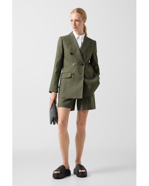 Bogner Green Linen Mix Blazer Hillary For